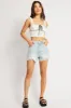 Denim Short High Rise Ripped sold by Ally Fashion