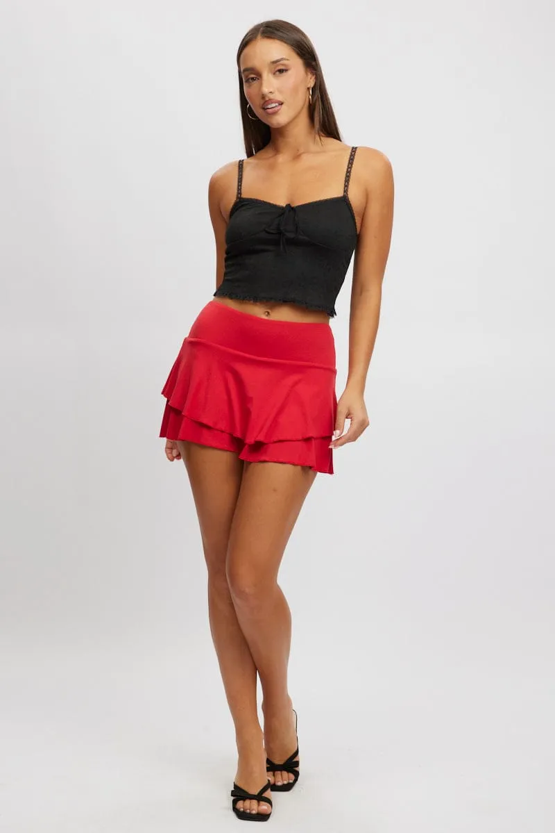 Black Singlet Top Textured sold by Ally Fashion product image thumbnail 2