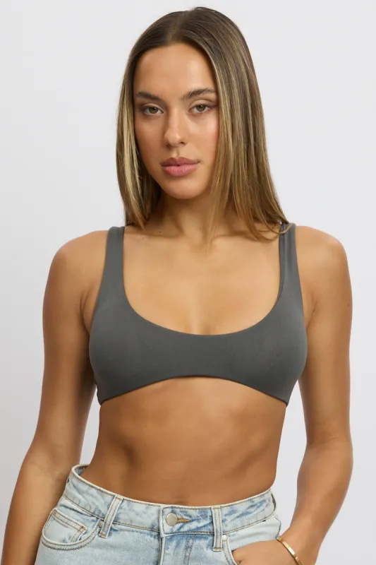 Grey Bralette Seamless Cropped sold by Ally Fashion