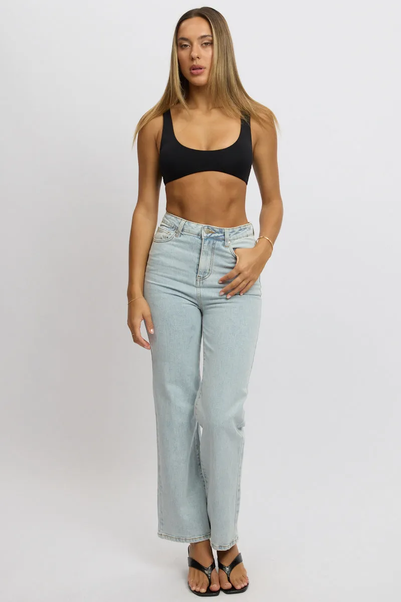 Black Bralette Seamless Cropped sold by Ally Fashion product image thumbnail 2