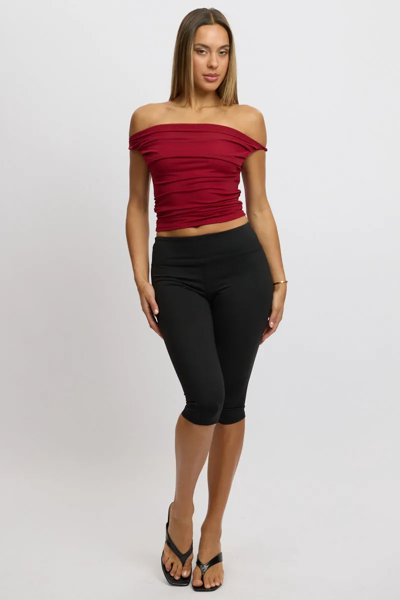 Black Capri Leggings sold by Ally Fashion product image thumbnail 3