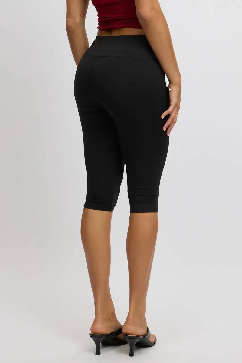 Black Capri Leggings sold by Ally Fashion product image thumbnail 5