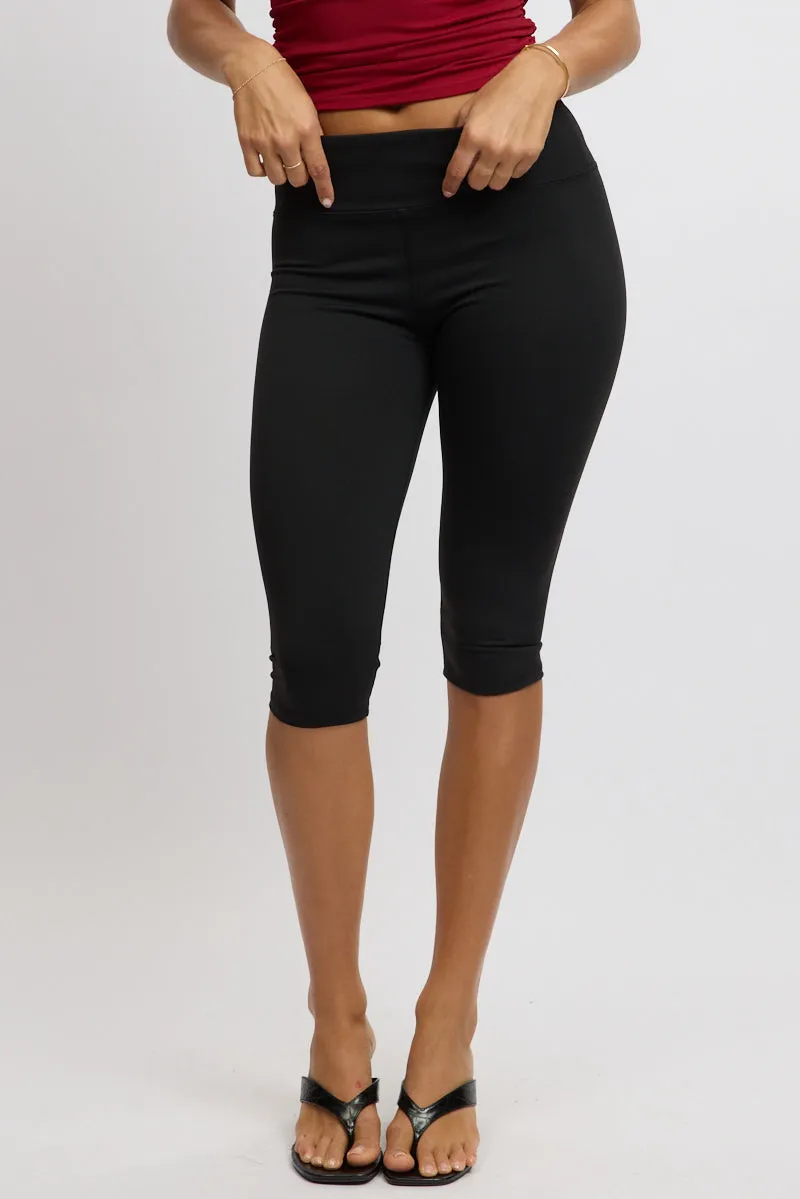 Black Capri Leggings sold by Ally Fashion product image thumbnail 2