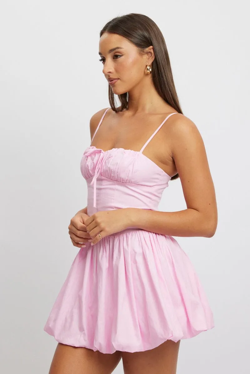 Pink Bubble Dress Mini sold by Ally Fashion product image thumbnail 4