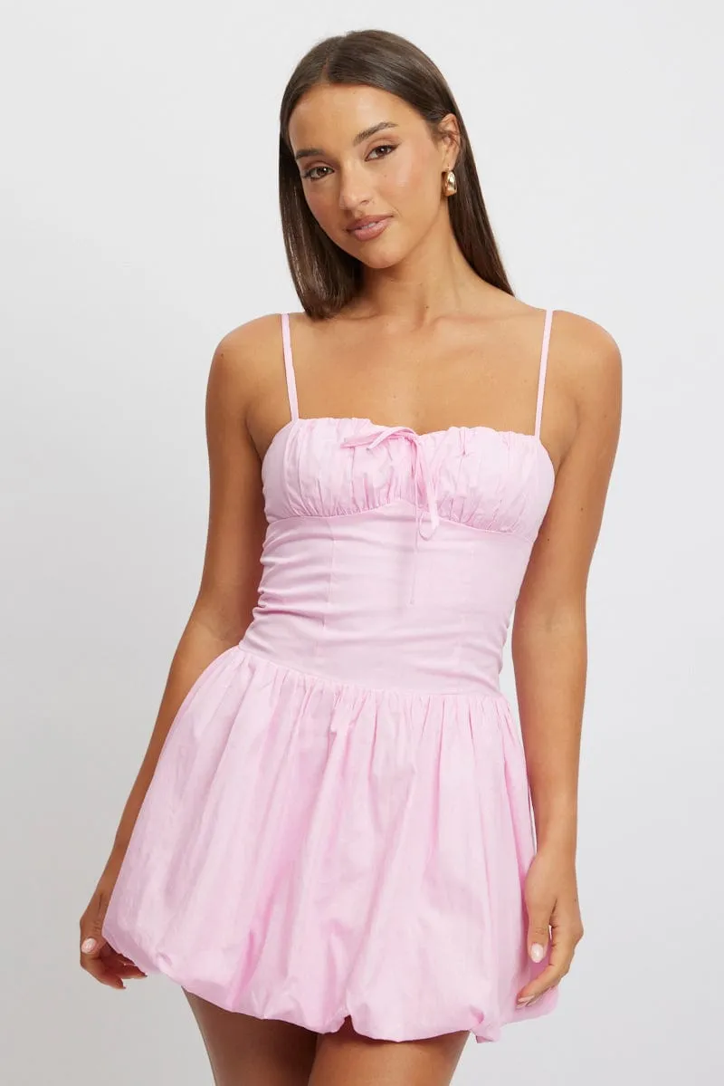 Pink Bubble Dress Mini sold by Ally Fashion product image thumbnail 3