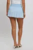 Blue Flare Skort Skirt High Rise Mini Mesh Tiered sold by Ally Fashion