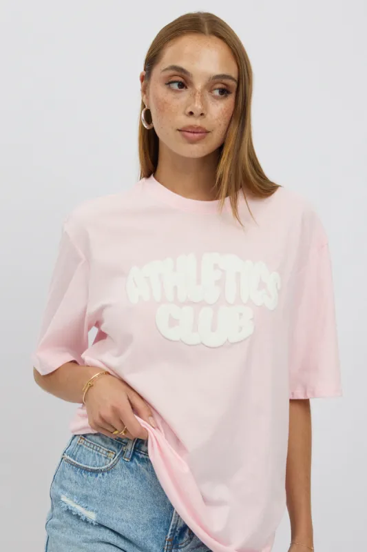 Pink Graphic Tee Short Sleeve sold by Ally Fashion