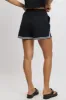 Black Shorts Elasticated Waist Ric Rac sold by Ally Fashion