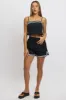 Black Shorts Elasticated Waist Ric Rac sold by Ally Fashion
