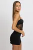 Black Singlet Top Twist Front sold by Ally Fashion
