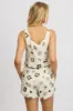 Beige Abstract Open Front Top Sleeveless Linen Blend sold by Ally Fashion