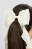 White Organza Hair Bow sold by Ally Fashion