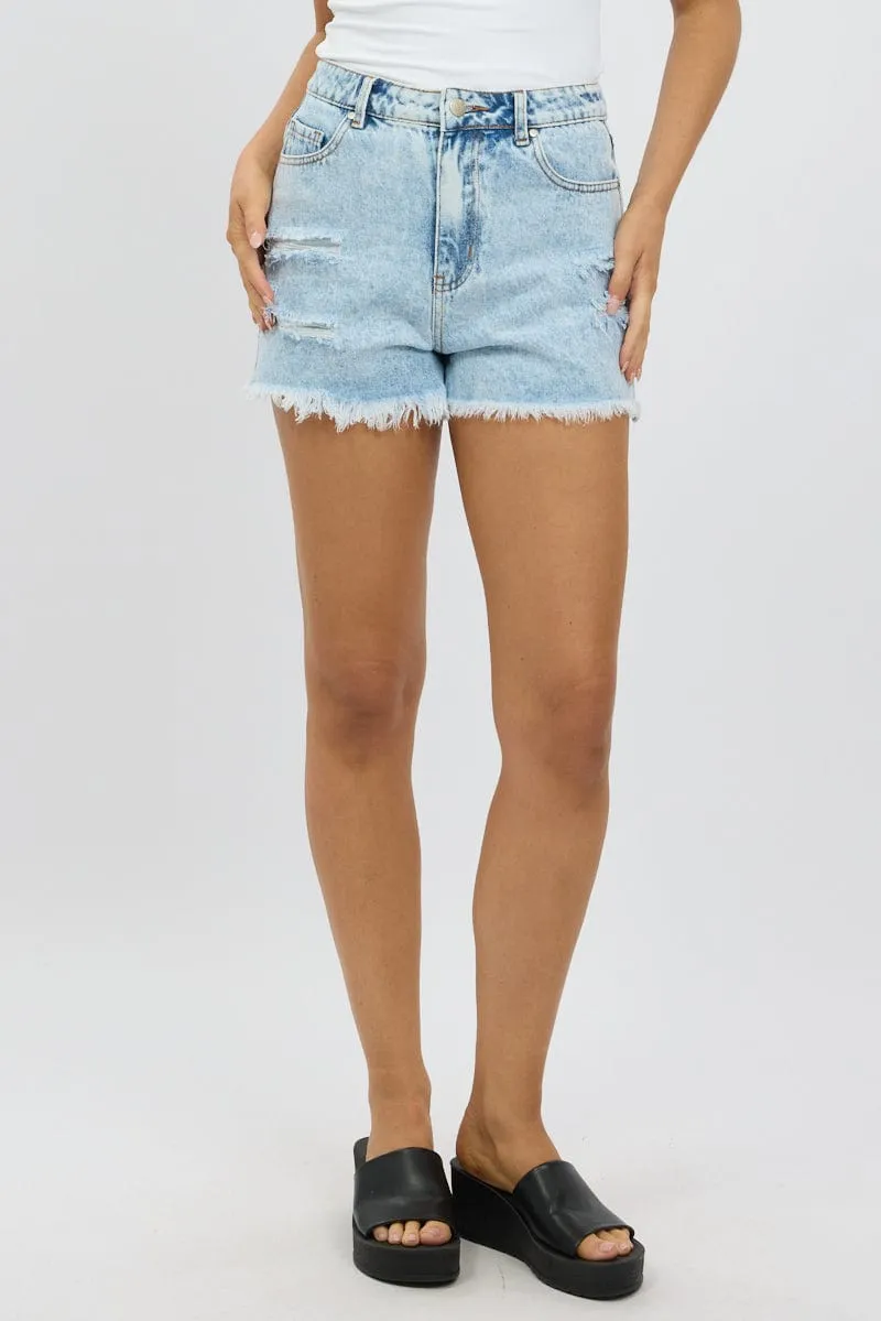 Denim Relaxed Short High Rise sold by Ally Fashion product image thumbnail 3