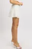 White Skater Skirt High Rise Tiered Mini Broidery Eyelet sold by Ally Fashion