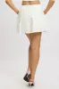 White Skater Skirt High Rise Tiered Mini Broidery Eyelet sold by Ally Fashion
