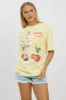 Yellow Graphic Tee Short Sleeve sold by Ally Fashion
