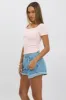 Pink Supersoft Top Short Sleeve sold by Ally Fashion