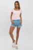 Pink Supersoft Top Short Sleeve sold by Ally Fashion