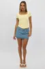 Yellow Supersoft Top Short Sleeve sold by Ally Fashion