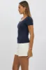 Blue Supersoft Top Short Sleeve sold by Ally Fashion