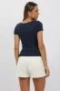 Blue Supersoft Top Short Sleeve sold by Ally Fashion