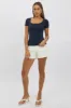 Blue Supersoft Top Short Sleeve sold by Ally Fashion