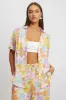 Multi Abstract Relaxed Shirt Short Sleeve sold by Ally Fashion