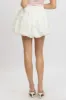 White Bubble Skirt High Waisted Mini Lined Balloon sold by Ally Fashion