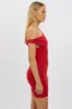 Red Bodycon Dress Twist Off Shoulder Mini sold by Ally Fashion