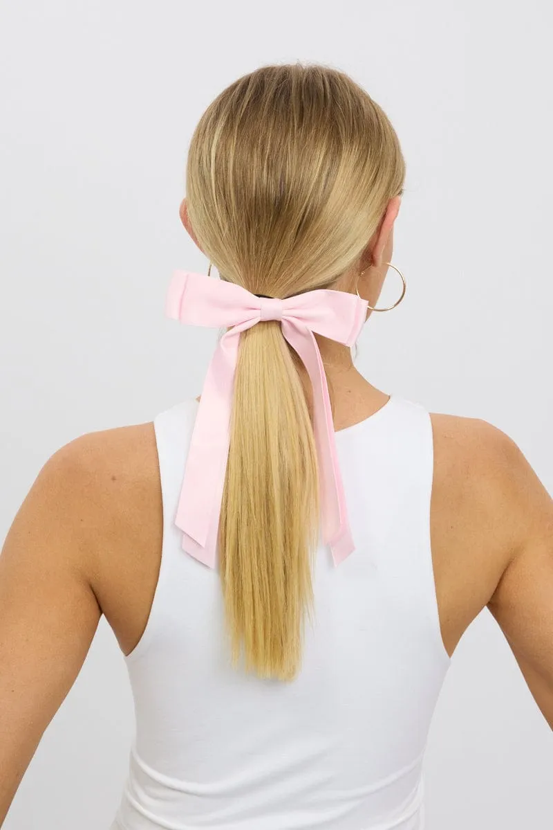 Pink Bow Hair Ties sold by Ally Fashion