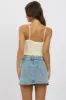 White Crochet Knit Top sold by Ally Fashion