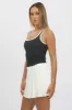Black Tank Top Sleeveless Contrast Trim sold by Ally Fashion
