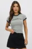 Grey Graphic Tee Short Sleeve sold by Ally Fashion
