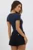Blue T-Shirt Short Sleeve Crew Neck Supersoft sold by Ally Fashion