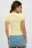 Yellow Graphic Tee Short Sleeve sold by Ally Fashion