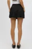 Black Tennis Skort Skirt Stretch Waist Mini Pleated Lined sold by Ally Fashion