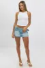 White Graphic Tank Top sold by Ally Fashion