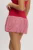 Red Check Bubble Skirt High Rise Rib Waist Mini Balloon sold by Ally Fashion