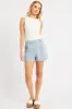 White Sleeveless Twist Shoulder Top sold by Ally Fashion