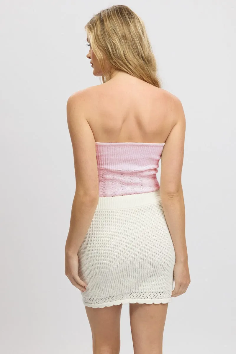 Pink Bandeau Top sold by Ally Fashion product image thumbnail 5