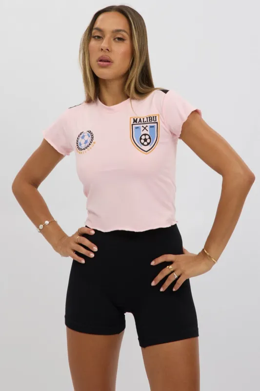 Pink Sport Tee Short Sleeve sold by Ally Fashion