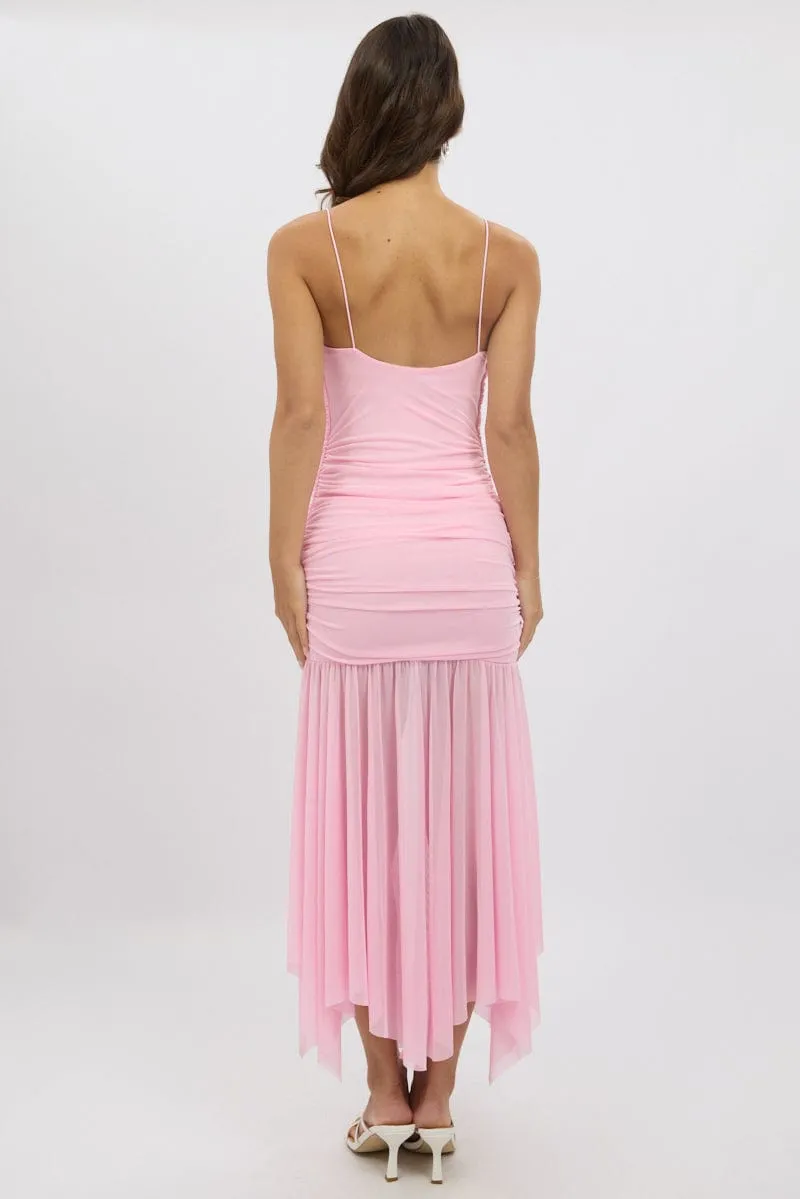 Pink Bodycon Dress Singlet Maxi sold by Ally Fashion product image thumbnail 5
