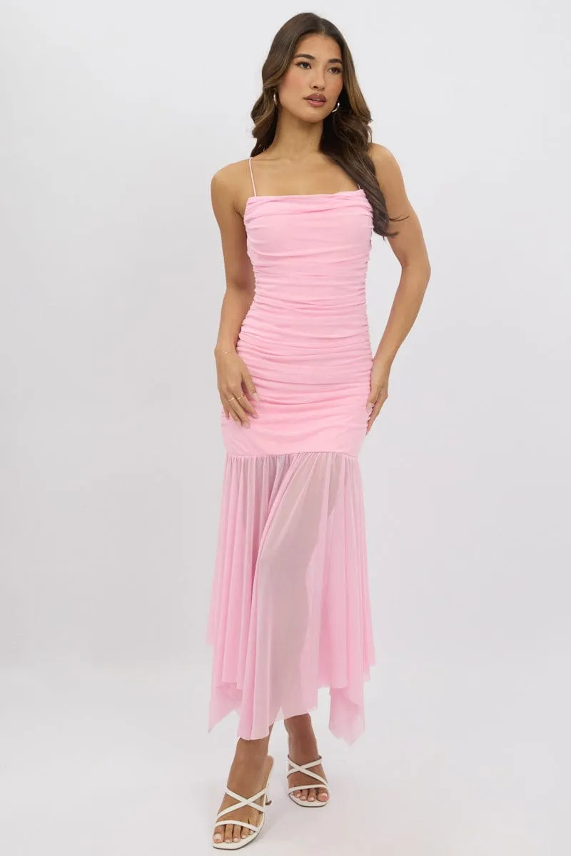 Pink Bodycon Dress Singlet Maxi sold by Ally Fashion product image thumbnail 3
