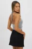 Grey Halter Neck Top V Neck Supersoft sold by Ally Fashion