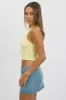 Yellow Tank Top Rib sold by Ally Fashion