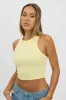 Yellow Tank Top Rib sold by Ally Fashion