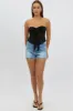 Black Boob Tube Top Lace sold by Ally Fashion