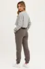 Grey Track Pants High Rise sold by Ally Fashion