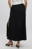 Black Maxi Skirt Shirred Waist Relaxed Fit sold by Ally Fashion