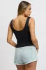 Black Supersoft Top U Neck Sleeveless sold by Ally Fashion